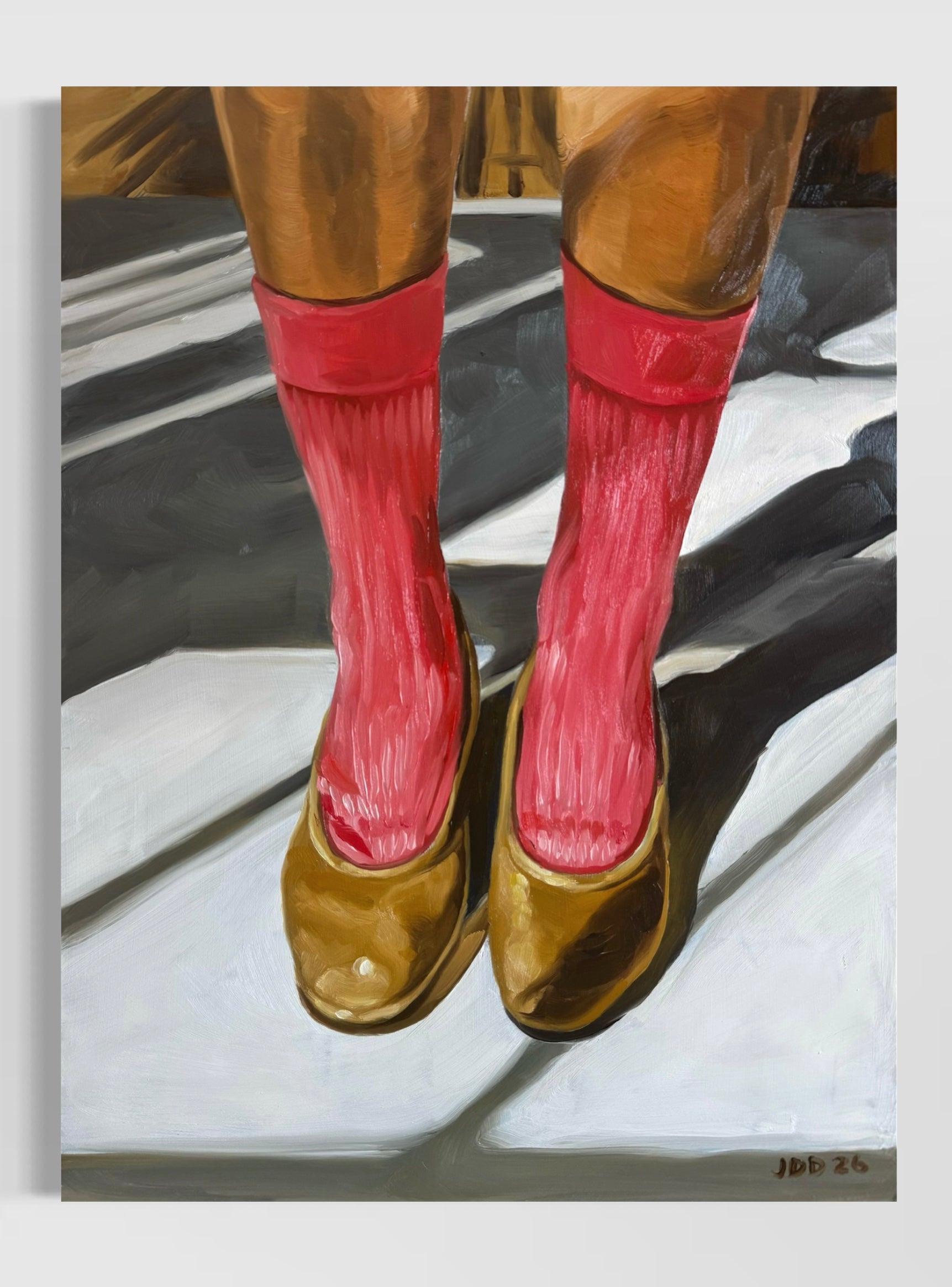Cadmium Pink Socks