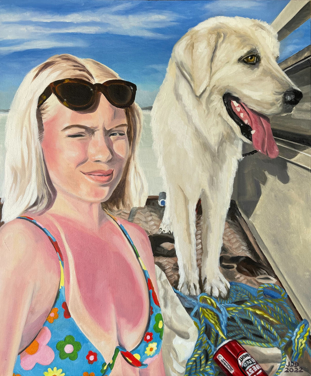 Sunburnt Ruby with Benji