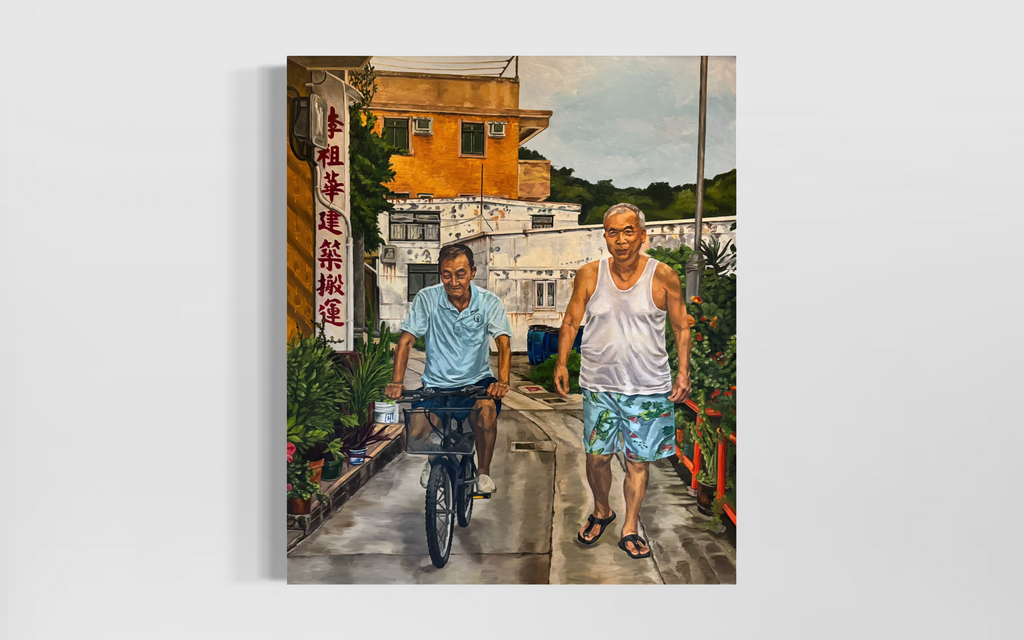 Men at Tai O Fishing Village