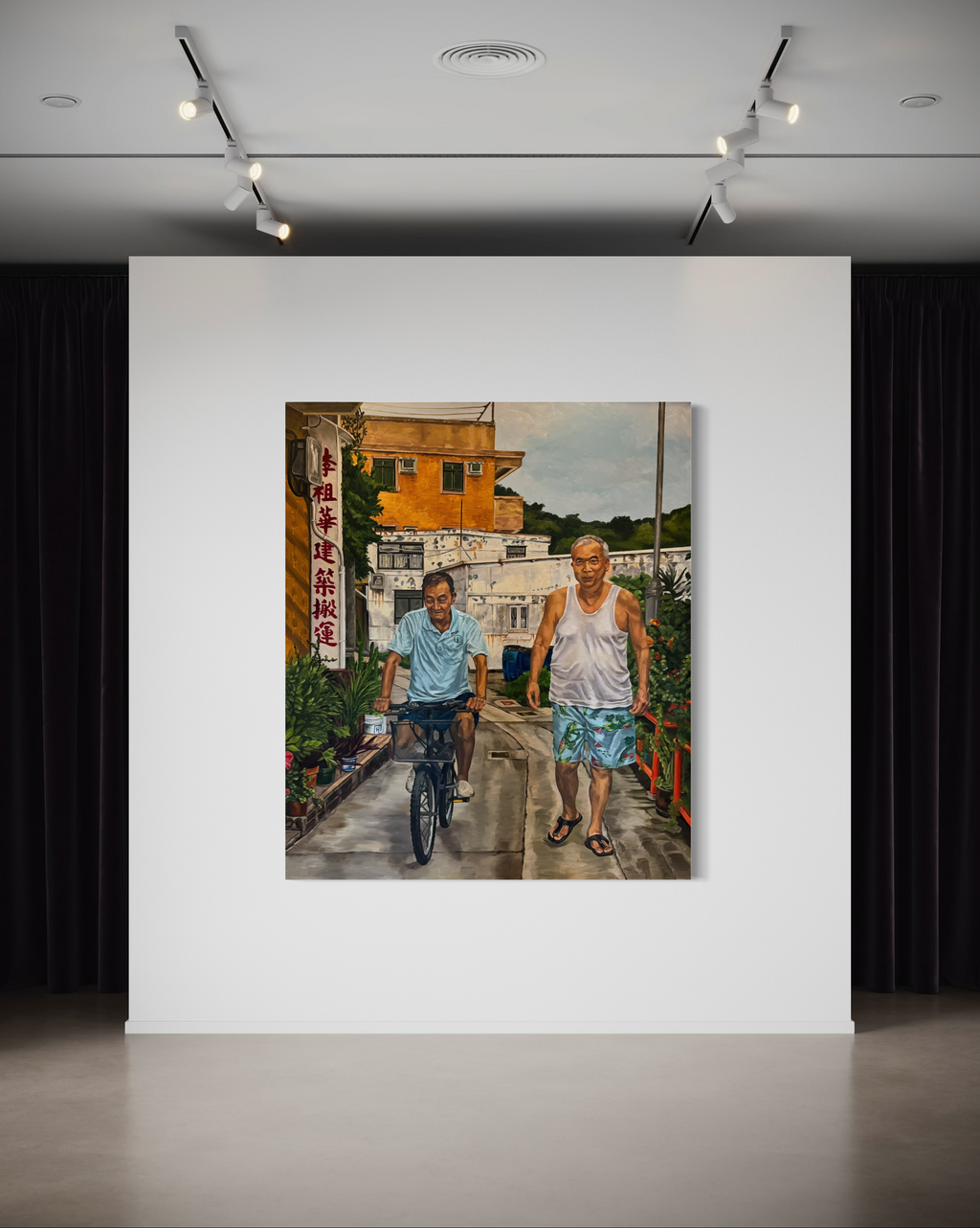 Men at Tai O Fishing Village