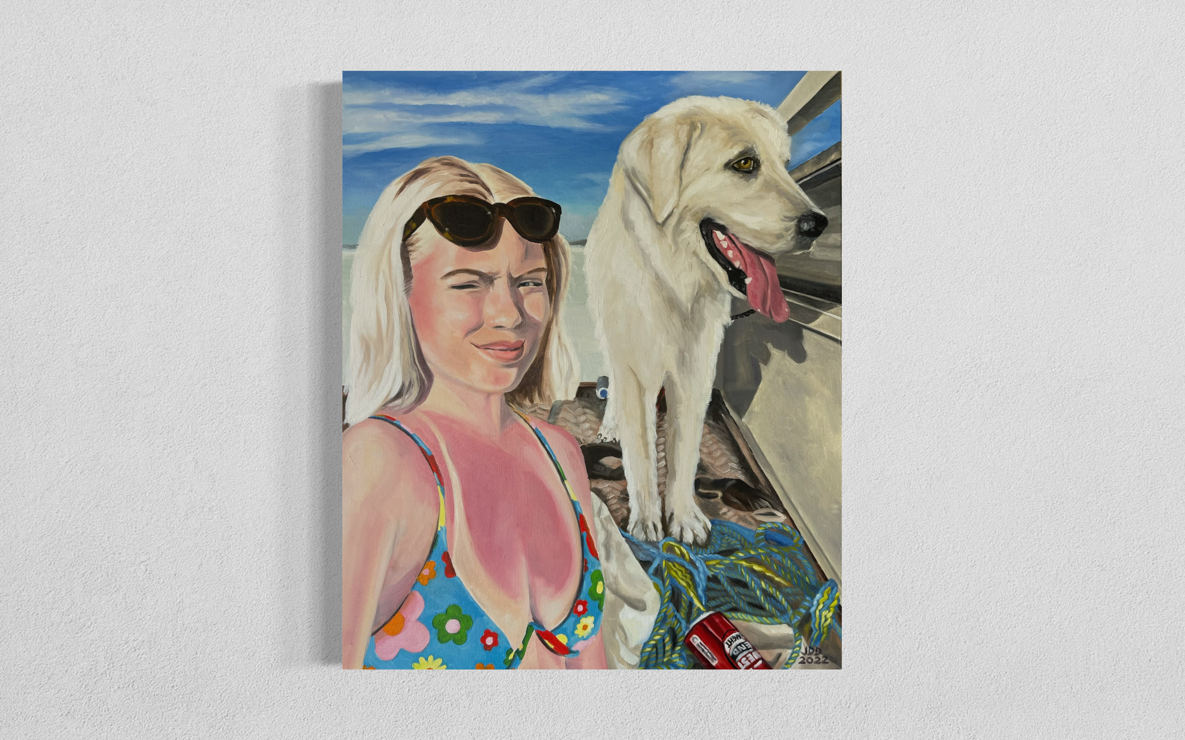 Sunburnt Ruby with Benji