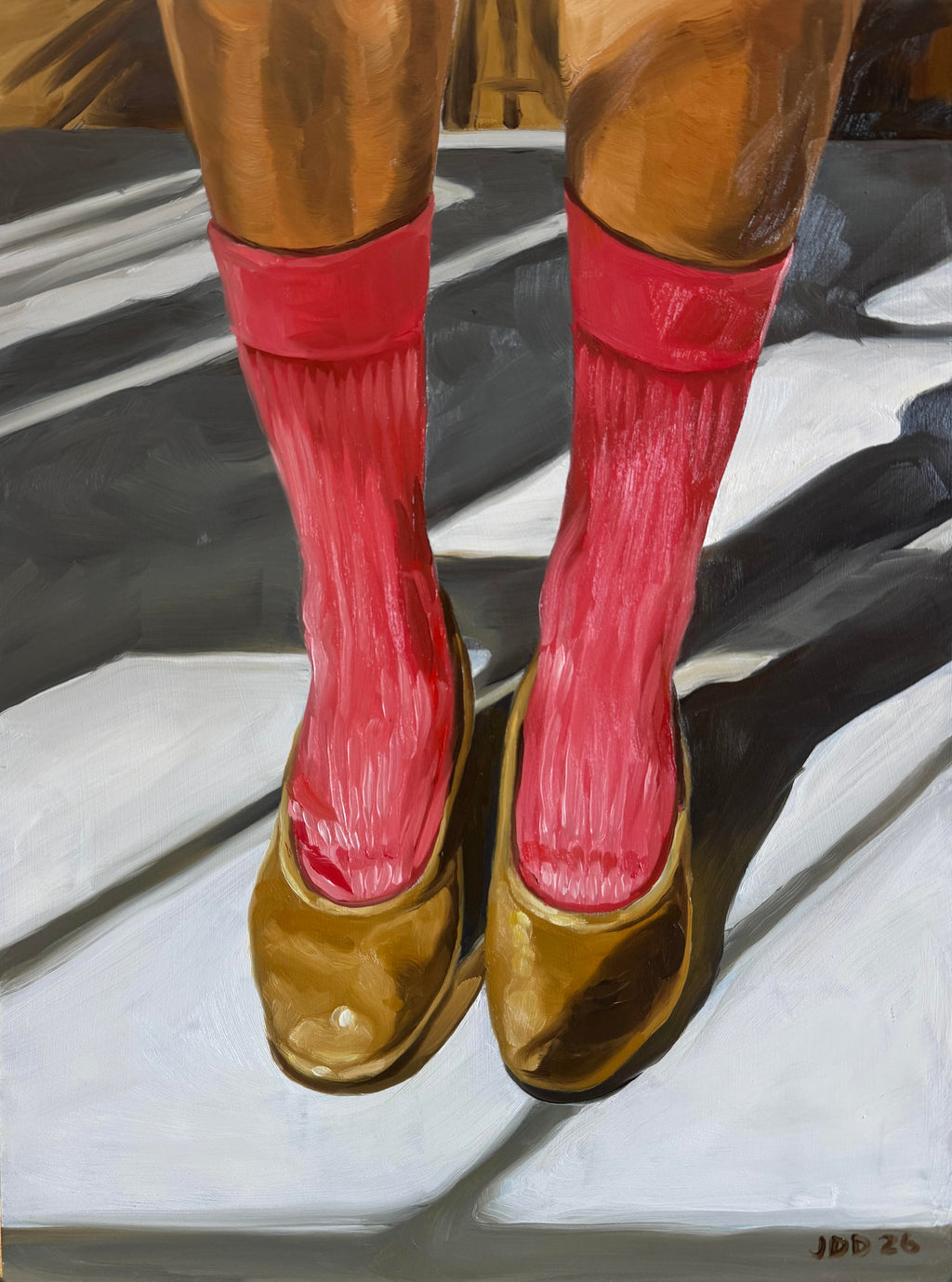 Cadmium Pink Socks